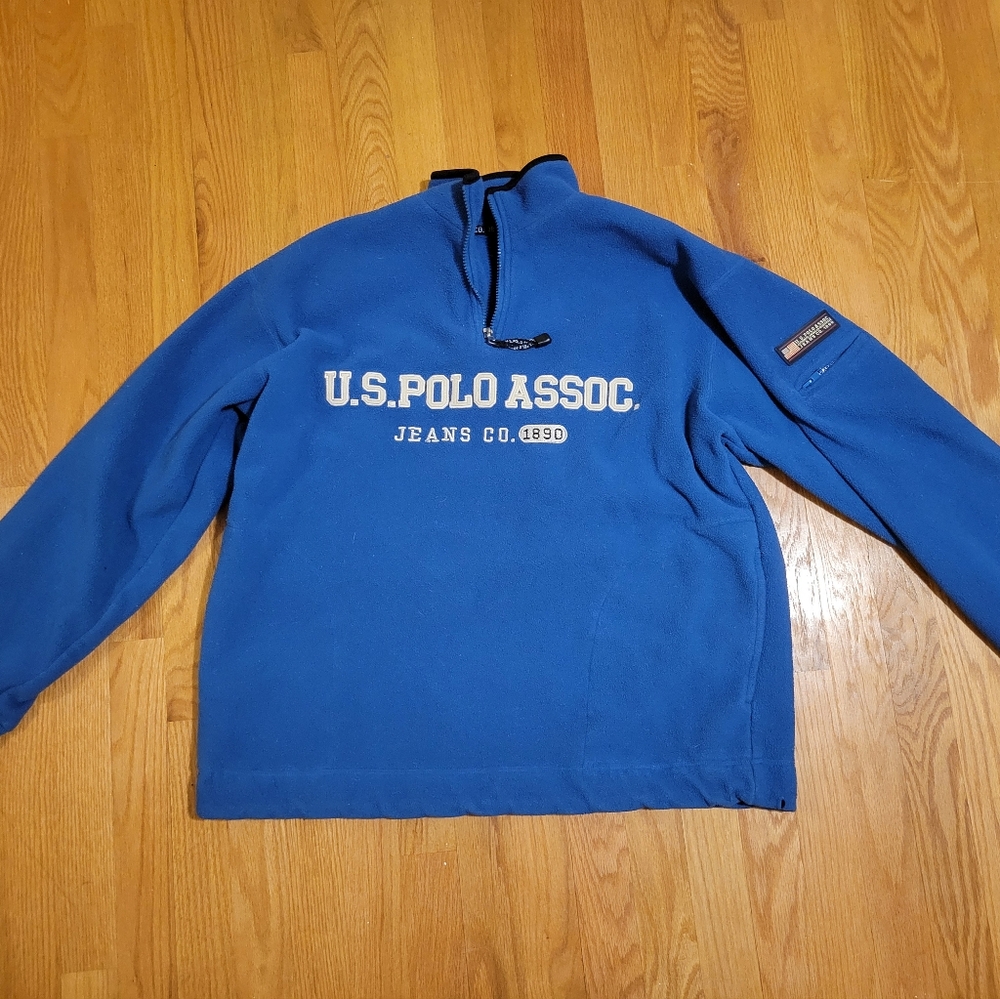 Blue U.S polo fleece